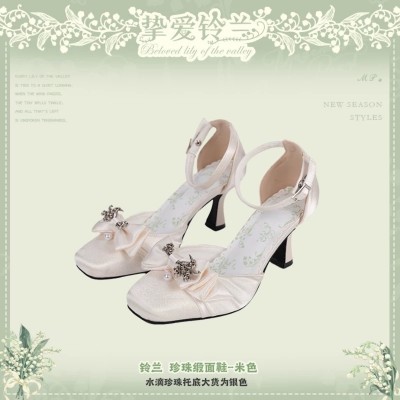 Mademoiselle Pearl Beloved Lily Of The Valley 3.0 Shoes(Reservation/2 Colours/Full Payment Without Shipping)